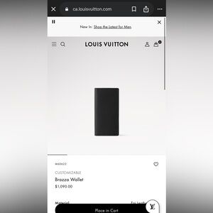 Louis Vuitton Black Card Holder